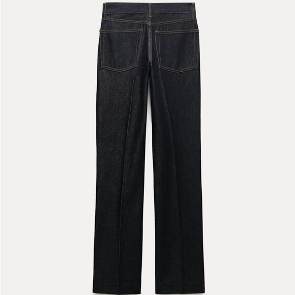 ZARA HIGH RISE BOOTCUT ZW COLLECTION JEANS - Picture 9 of 14